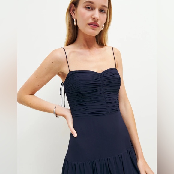 Reformation Navy Marlin Dress - Picture 6 of 11